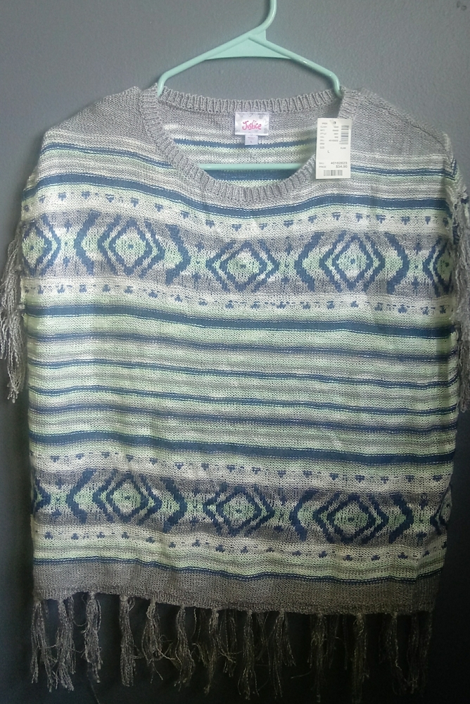 NWT Justice poncho top